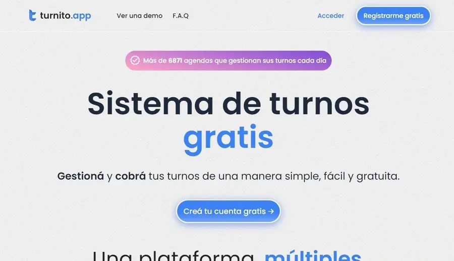 Turnito: La Nueva Herramienta Gratuita de Gestión de Turnos para profesionales y pymes