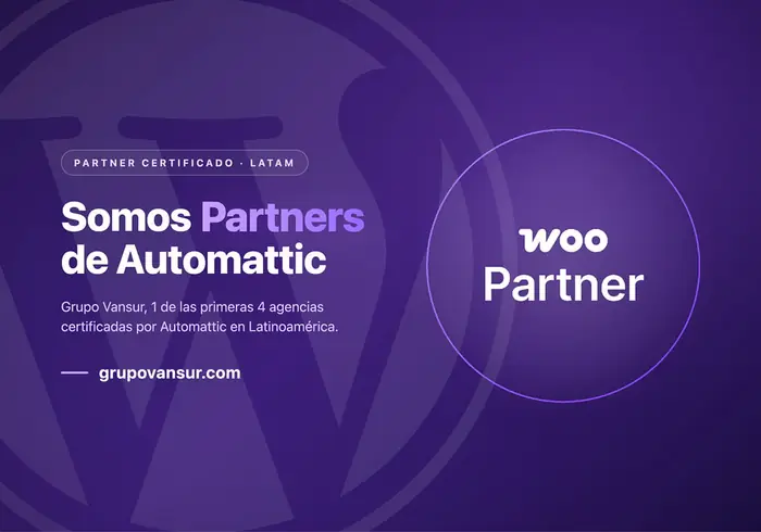 Grupo Vansur: 1# de 4 agencias certificadas por Automattic en Latam